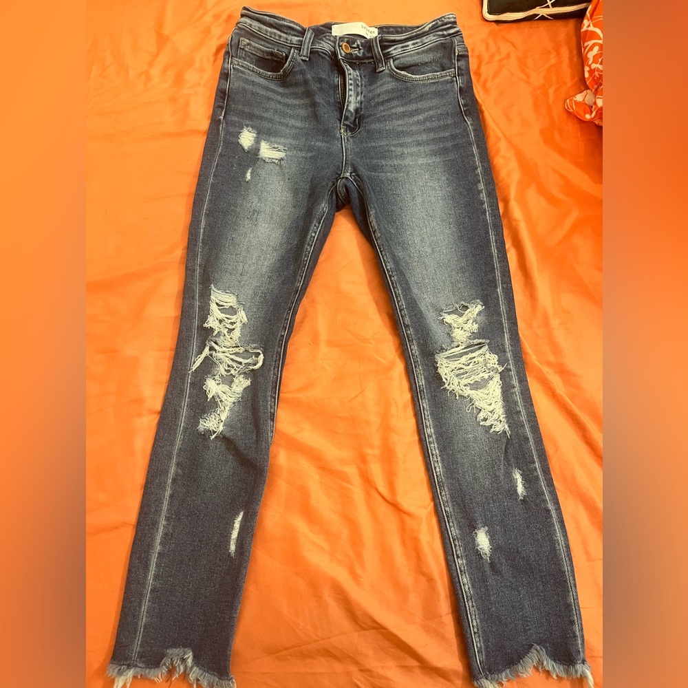 Bridge by Gly Jeans size 8 Ankle, Mid Rise measurements and condition in photos